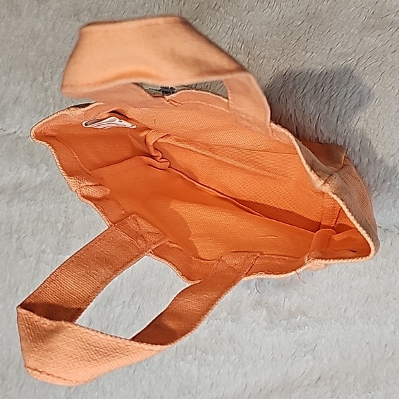 NWT Mini Peach canvad bucket bag - Picture 3 of 5